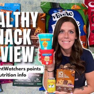 Healthy Snack Review | Trying New Healthy Low Point Foods | WeightWatchers Points, Calories & Macros