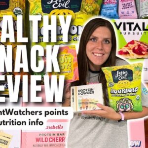Healthy Snack Review | Trying New Healthy Low Point Foods | WeightWatchers Points, Calories & Macros