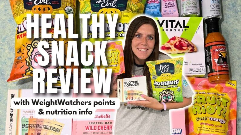 Healthy Snack Review | Trying New Healthy Low Point Foods | WeightWatchers Points, Calories & Macros