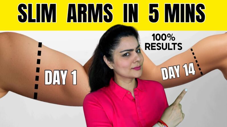 I Got Slim Arms in 14 Days ❤️ No-Equipment Seated Workout for Arm Fat
