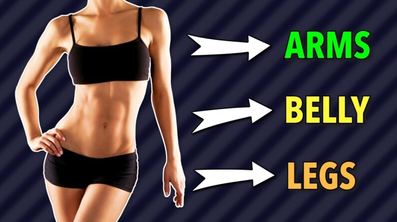 30 Min No Jumping Full Body Fat Burn: Belly, Legs, Arms