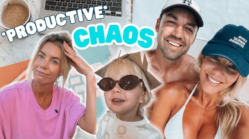 *productive* day in the life vlog | balancing work, mom life + eating 150g protein