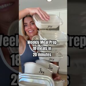 My weekly high protein meal prep | 3 new recipes