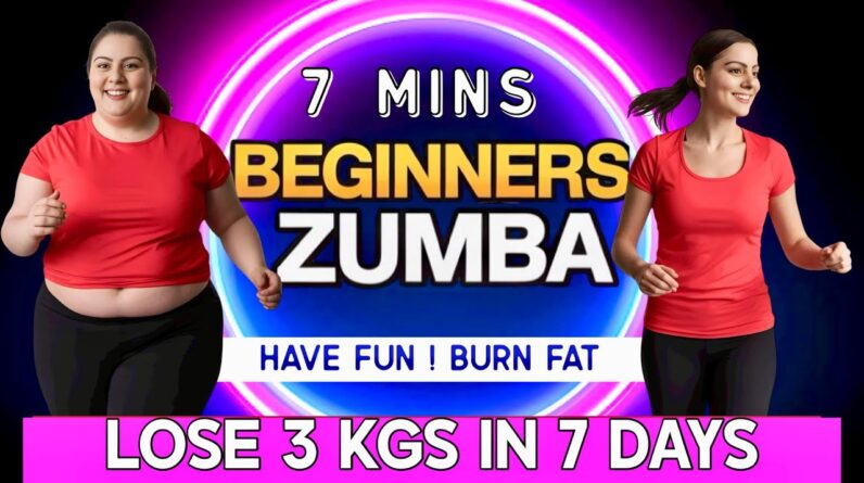 I Lost 3 Kgs in 7 Days 💃 7 Min Beginners Zumba Dance Workout for Weight Loss & Belly Fat