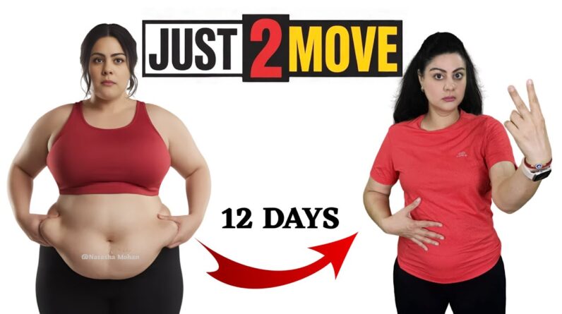 2 Simple Moves 🔥 Lose Belly & Side Fat in 12 Days (Beginner Friendly!)