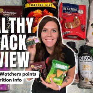 Healthy Snack Review | Trying New Healthy Low Point Foods | WeightWatchers Points, Calories & Macros