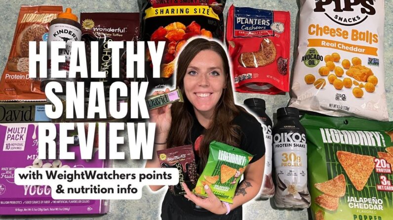 Healthy Snack Review | Trying New Healthy Low Point Foods | WeightWatchers Points, Calories & Macros