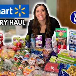 HUGE Healthy WALMART Grocery Haul | WeightWatchers Points | Healthy Meal Ideas For Weight Loss
