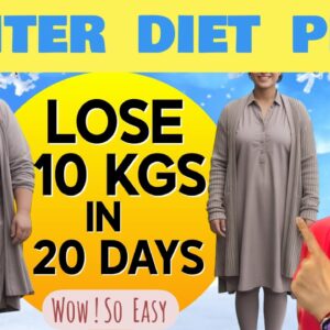 Winter Diet Plan For Weight Loss | Lose 10 Kgs In 20 Days |  सर्दियों में घटाइए वजन आसान डाइट प्लान!