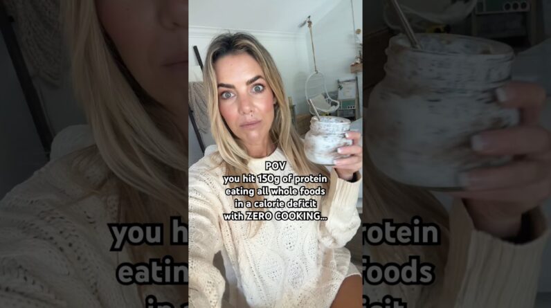 How I hit 150g protein in a calorie deficit without cooking