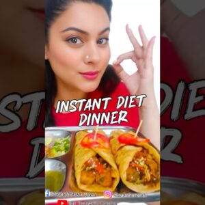 Yummy Roti Roll - healthy dinner recipe for weight loss !! #weightlossdinnerrecipes #rotiroll #diet