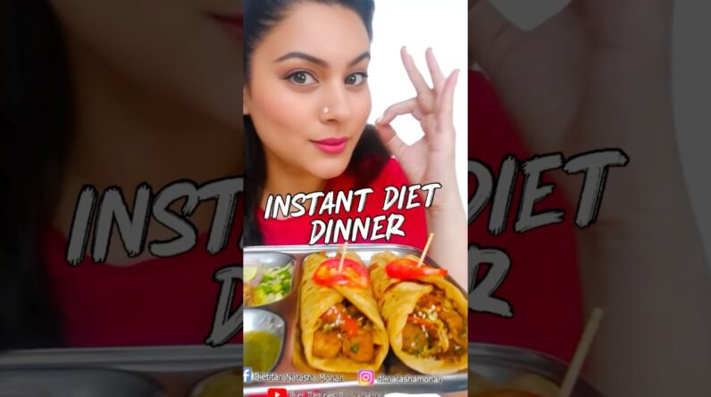 Yummy Roti Roll - healthy dinner recipe for weight loss !! #weightlossdinnerrecipes #rotiroll #diet