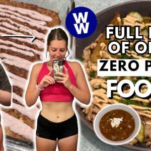 I Ate ONLY Zero Point Foods for a Day | WeightWatchers | What I Eat in a Day For Weight Loss