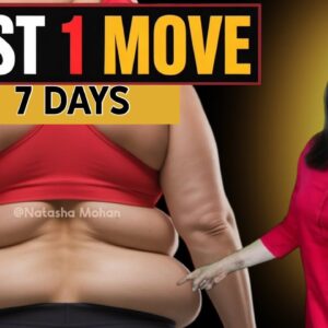 The #1 Exercise to Lose Stubborn Side Fat & Belly Fat in 7 Days - No Floor, No Crunches