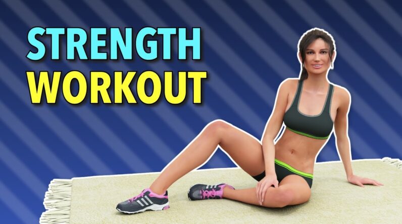 Strength Workout to Lose Fat and Tone Abs + Legs