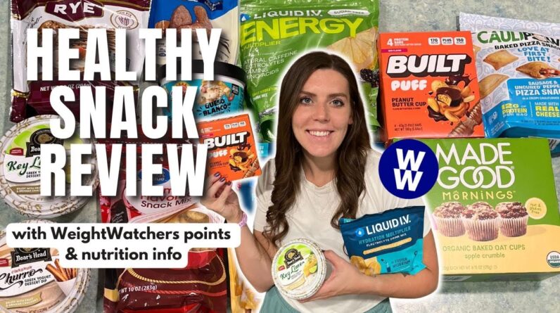 Healthy Snack Review | Trying New Healthy Low Point Foods | WeightWatchers Points, Calories & Macros