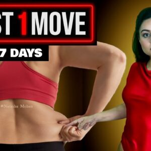 This 1 Exercise Targets Side Fat & Belly Fat Better Than 100 Crunches (7 Days)