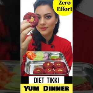 Instant healthy tikki dinner recipe ! Best veg high protein dinner option #healthydinner