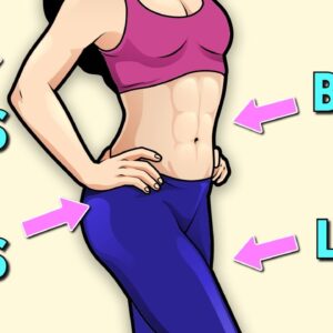 30-Min Arm + Belly + Hips + Leg: Stubborn Fat Burn Workout