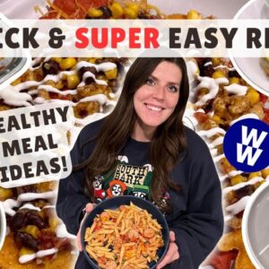 10 Simple & Healthy Recipes for Weight Loss | WeightWatchers Points & Calories | Quick Meal Ideas