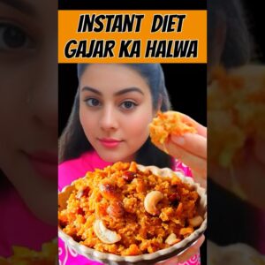 5 Min Healthy Gajar Halwa Recipe❤️ #dietitiannatashamohan #healthyrecipes #gajarhalwa #winterrecipe