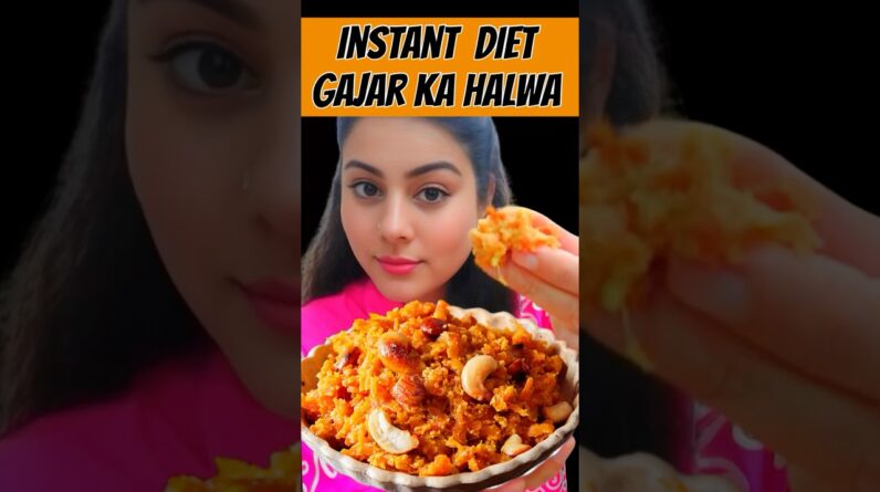 5 Min Healthy Gajar Halwa Recipe❤️ #dietitiannatashamohan #healthyrecipes #gajarhalwa #winterrecipe