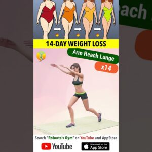 14 Days #weightlosschallenge - #homeworkoutroutine @RobertasGym  #homeworkout #weightloss #fitness