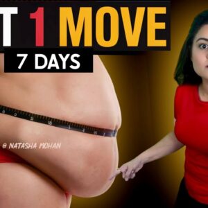Results in 7 Days - Just 1 Easy Belly Fat Exercise (No Crunches - No Floor)