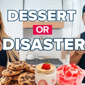 eating TikToks 5 most VIRAL healthy desserts | good, bad, 🤮 or did we make this wrong??