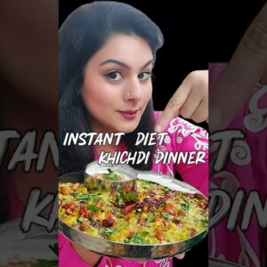 Healthy Khichdi Dinner Recipe  ❤️ Instant & Tasty  #healthydinner