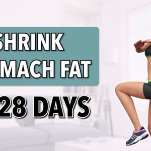 28-Day Belly Cardio & Abs Workout Challenge (SHRINK STOMACH FAT)