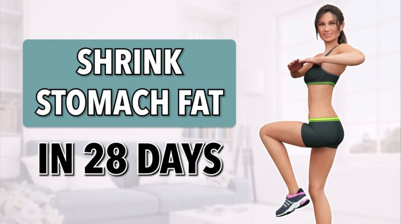 28-Day Belly Cardio & Abs Workout Challenge (SHRINK STOMACH FAT)