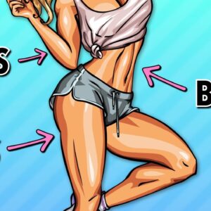 30 Min No Jumping Full Body Fat Burn: Belly, Legs, Arms
