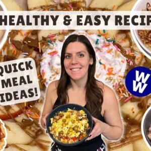 12 Easy & Healthy Recipes for Weight Loss | WeightWatchers Points & Calories | Quick Meal Ideas