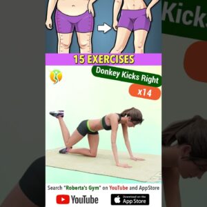 Reduce #legfat and #hipfat with 15 #exercisesathome @RobertasGym #weightloss #homeworkout #fitness