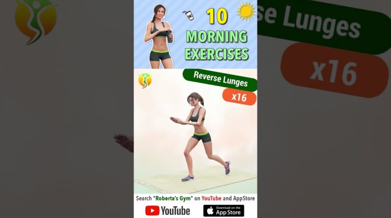 Top 10 #morningexercises for #weightloss  @RobertasGym    #homeworkout #fitness #workfromhome