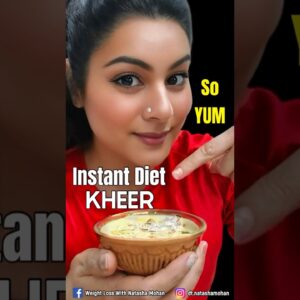 Healthy Kheer Recipe For Weight Loss #healthydessert #indianrecipe