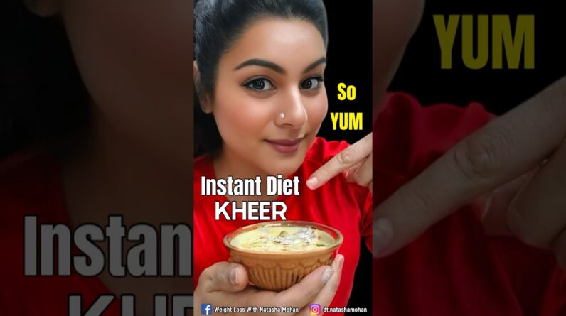 Healthy Kheer Recipe For Weight Loss #healthydessert #indianrecipe