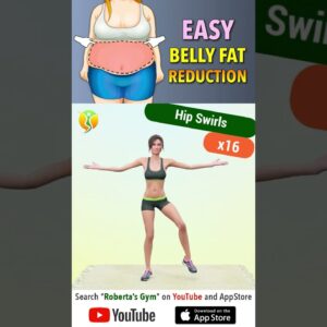20 #easyexercises for #bellyfatreduction – #nojumping Required  @RobertasGym  #weightloss #workout