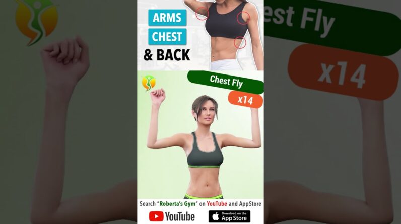 17-Min #Lean #Arms #chest & #backworkout : #quickexercise for #busydays  @RobertasGym #homeworkout