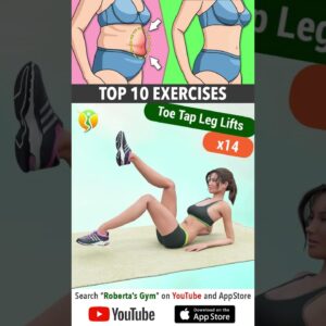 10 #bestexercises to Shrink #stomachfat #fast @RobertasGym  #homeworkout #weightloss #fitness
