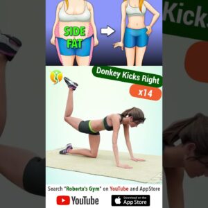 12 Exercises for #sidefatloss – Burn #lovehandles & #saddlebags  @RobertasGym #weightloss #fitness