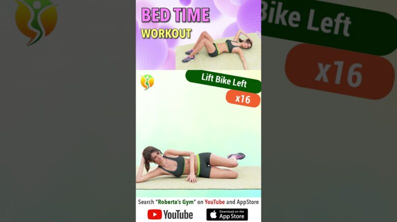 20-Min #weightlossworkout You Can Do Before Sleep (Just Lying)  @RobertasGym   #workout #fitness