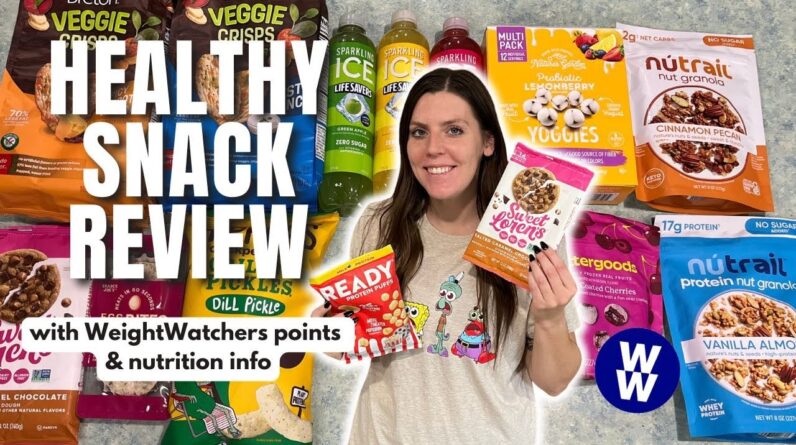 Healthy Snack Review | Trying New Healthy Low Point Foods | WeightWatchers Points, Calories & Macros