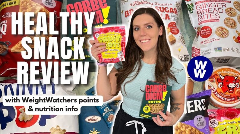 Healthy Snack Review | Trying New Healthy Low Point Foods | WeightWatchers Points, Calories & Macros