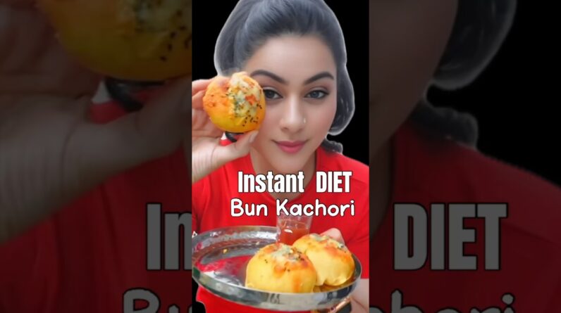 Yum Healthy Indian Tea Time Snack - Bun Kachori #healthysnacks #weightlossrecipes  #kachorirecipe