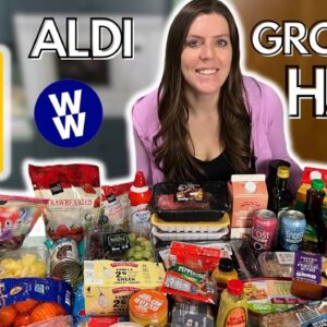 Healthy ALDI Grocery Haul For Weight Loss | Meals Ideas | WeightWatchers Points, Nutrition & Prices