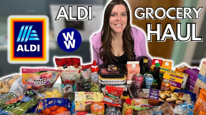Healthy ALDI Grocery Haul For Weight Loss | Meals Ideas | WeightWatchers Points, Nutrition & Prices