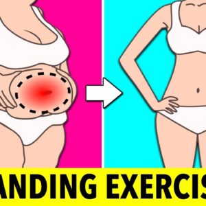 Gentle Belly Fat Loss Workout with Standing Exercises