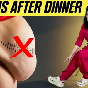 Do This Simple Exercise After Dinner to Lose Belly Fat At Night (No Crunches)